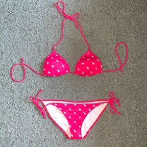 Abercrombie hot pink bikini